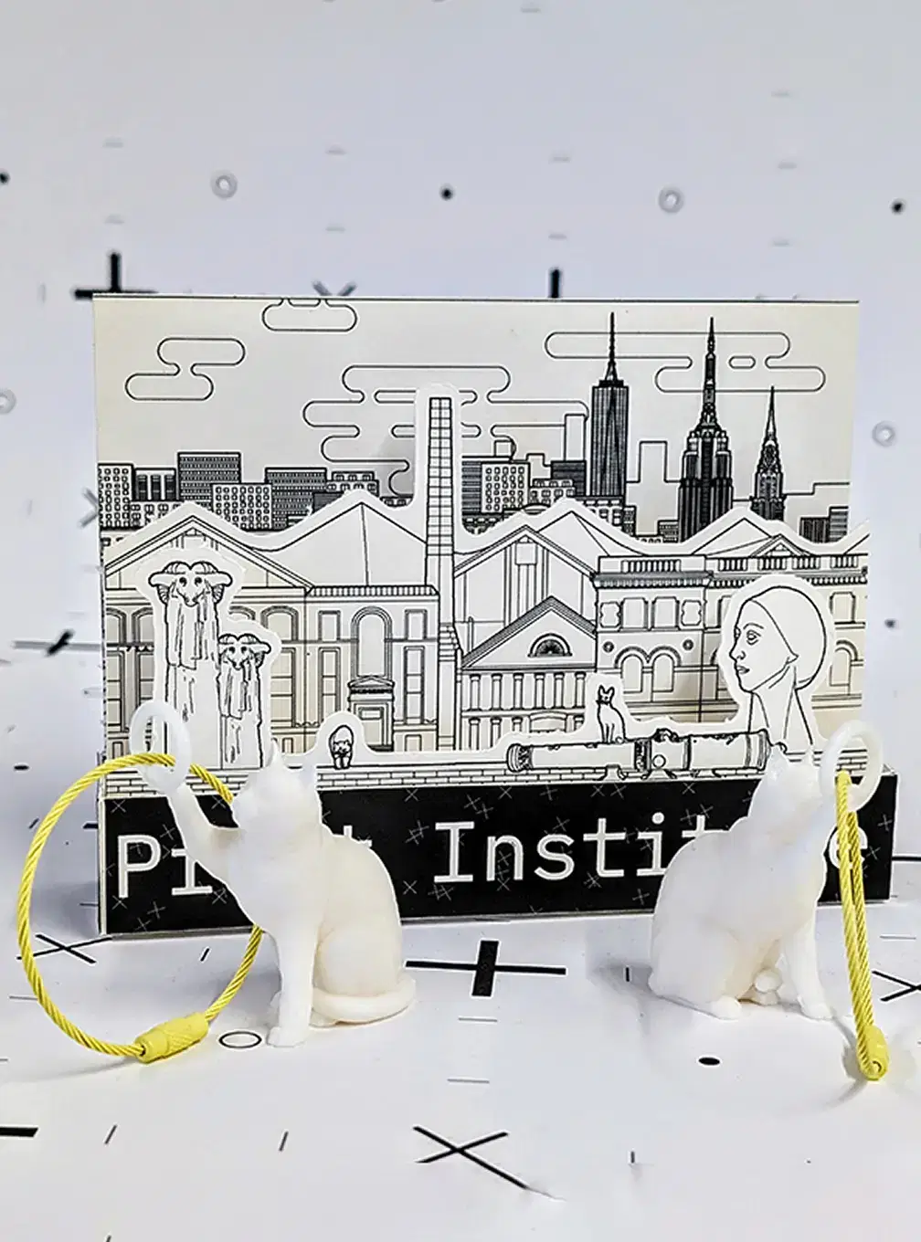 Prototype holiday card produced at ALL